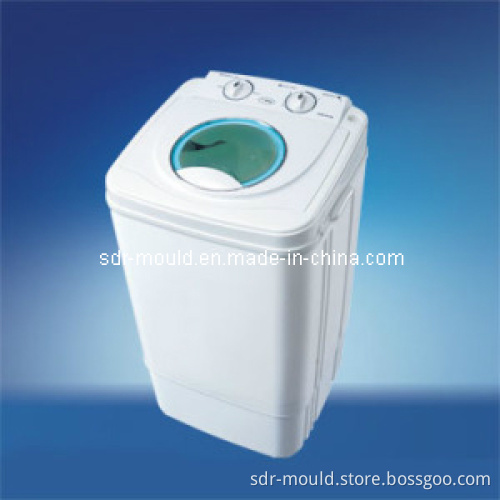 Single Body Clothes Washing Machine Shell Plastic Injection Mold